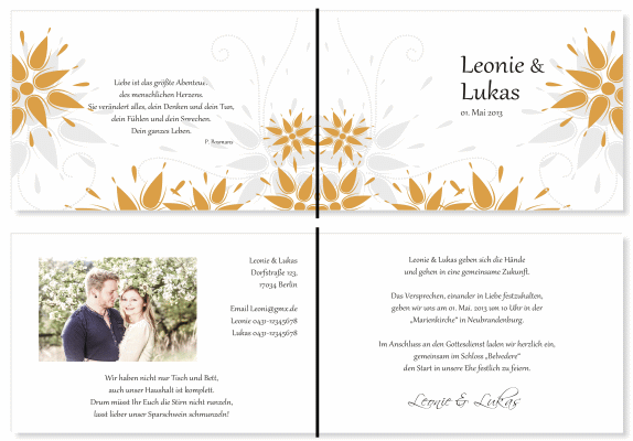  Einladungskarten Hochzeit, Hochzeitseinladungen, Hochzeitskarten, Einladungen f&uuml;r Hochzeit