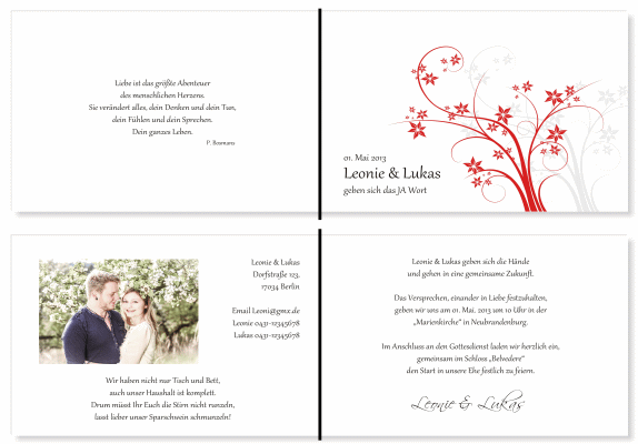  Einladungskarten Hochzeit, Hochzeitseinladungen, Hochzeitskarten, Einladungen f&uuml;r Hochzeit