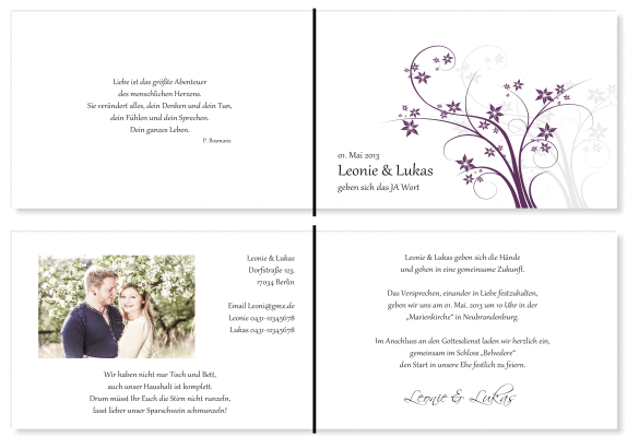  Einladungskarten Hochzeit, Hochzeitseinladungen, Hochzeitskarten, Einladungen f&uuml;r Hochzeit