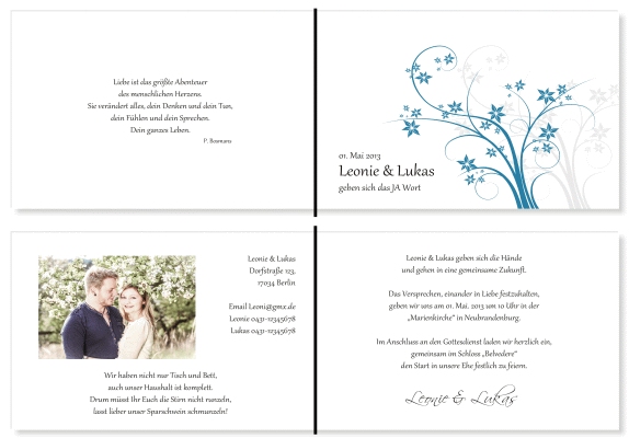  Einladungskarten Hochzeit, Hochzeitseinladungen, Hochzeitskarten, Einladungen f&uuml;r Hochzeit