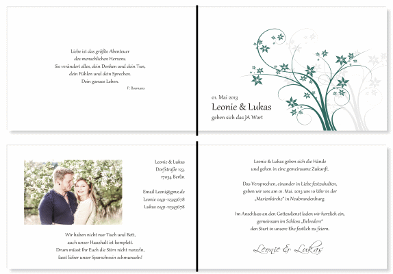  Einladungskarten Hochzeit, Hochzeitseinladungen, Hochzeitskarten, Einladungen f&uuml;r Hochzeit