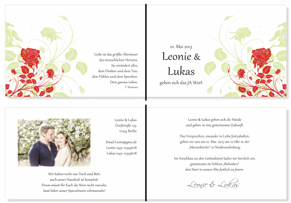  Einladungskarten Hochzeit, Hochzeitseinladungen, Hochzeitskarten, Einladungen f&uuml;r Hochzeit