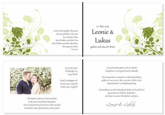  Einladungskarten Hochzeit, Hochzeitseinladungen, Hochzeitskarten, Einladungen f&uuml;r Hochzeit