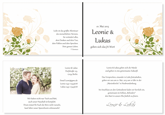  Einladungskarten Hochzeit, Hochzeitseinladungen, Hochzeitskarten, Einladungen f&uuml;r Hochzeit