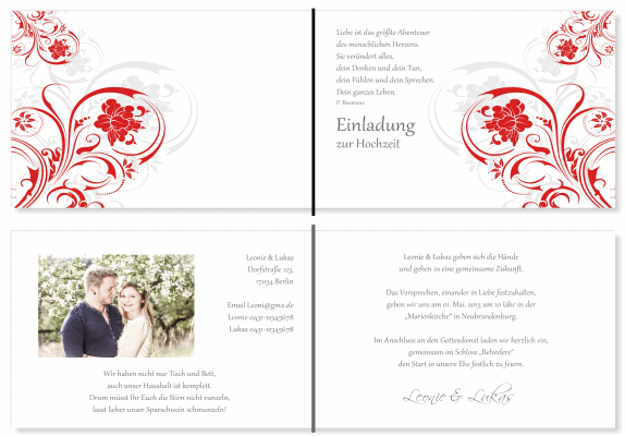  Einladungskarten Hochzeit, Hochzeitseinladungen, Hochzeitskarten, Einladungen f&uuml;r Hochzeit
