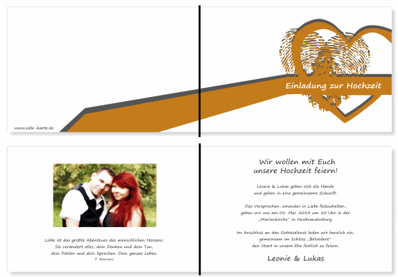  Einladungskarten Hochzeit, Hochzeitseinladungen, Hochzeitskarten, Einladungen f&uuml;r Hochzeit