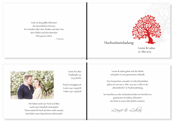  Einladungskarten Hochzeit, Hochzeitseinladungen, Hochzeitskarten, Einladungen f&uuml;r Hochzeit