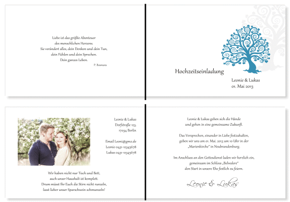  Einladungskarten Hochzeit, Hochzeitseinladungen, Hochzeitskarten, Einladungen f&uuml;r Hochzeit