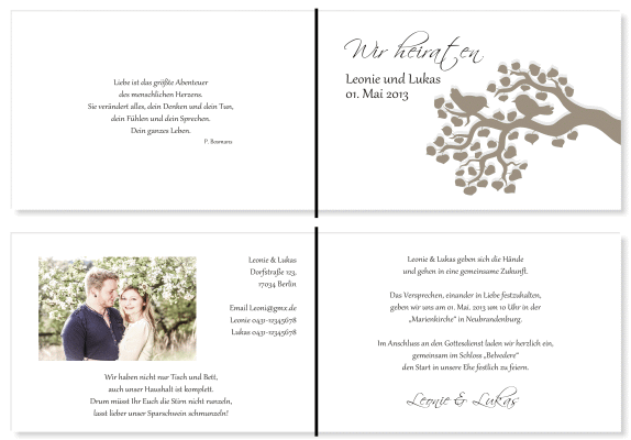  Einladungskarten Hochzeit, Hochzeitseinladungen, Hochzeitskarten, Einladungen f&uuml;r Hochzeit