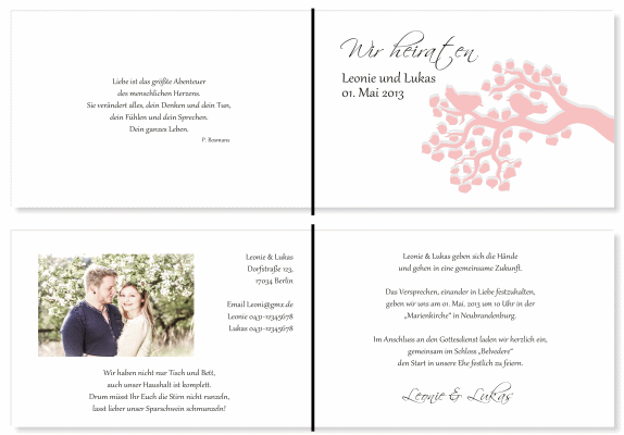  Einladungskarten Hochzeit, Hochzeitseinladungen, Hochzeitskarten, Einladungen f&uuml;r Hochzeit