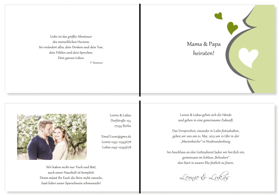  Einladungskarten Hochzeit, Hochzeitseinladungen, Hochzeitskarten, Einladungen f&uuml;r Hochzeit