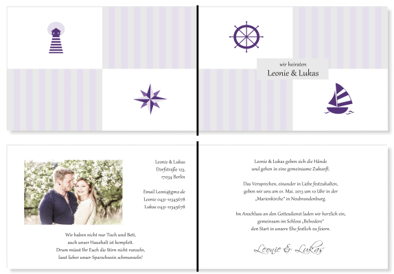  Einladungskarten Hochzeit, Hochzeitseinladungen, Hochzeitskarten, Einladungen für Hochzeit