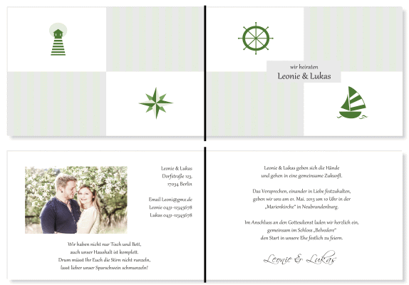  Einladungskarten Hochzeit, Hochzeitseinladungen, Hochzeitskarten, Einladungen für Hochzeit