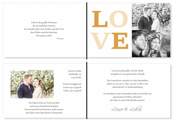  Einladungskarten Hochzeit, Hochzeitseinladungen, Hochzeitskarten, Einladungen für Hochzeit