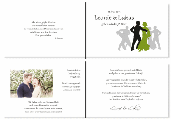  Einladungskarten Hochzeit, Hochzeitseinladungen, Hochzeitskarten, Einladungen für Hochzeit