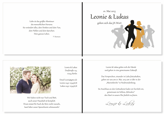  Einladungskarten Hochzeit, Hochzeitseinladungen, Hochzeitskarten, Einladungen für Hochzeit