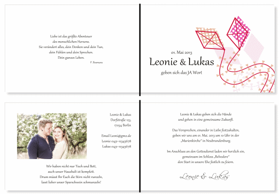  Einladungskarten Hochzeit, Hochzeitseinladungen, Hochzeitskarten, Einladungen für Hochzeit