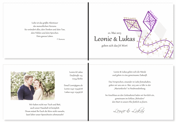  Einladungskarten Hochzeit, Hochzeitseinladungen, Hochzeitskarten, Einladungen für Hochzeit