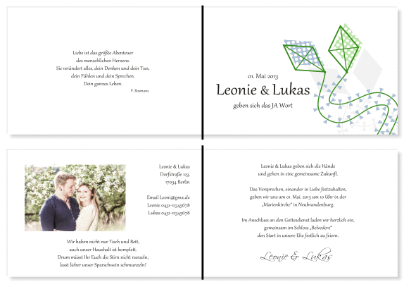  Einladungskarten Hochzeit, Hochzeitseinladungen, Hochzeitskarten, Einladungen für Hochzeit