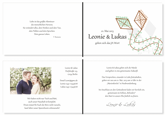  Einladungskarten Hochzeit, Hochzeitseinladungen, Hochzeitskarten, Einladungen für Hochzeit