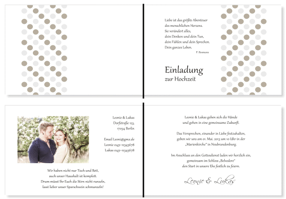  Einladungskarten Hochzeit, Hochzeitseinladungen, Hochzeitskarten, Einladungen für Hochzeit