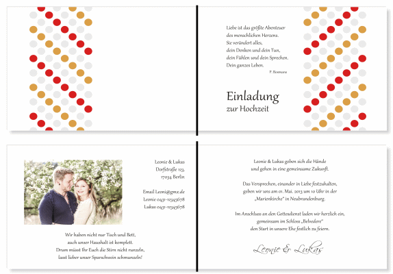  Einladungskarten Hochzeit, Hochzeitseinladungen, Hochzeitskarten, Einladungen für Hochzeit