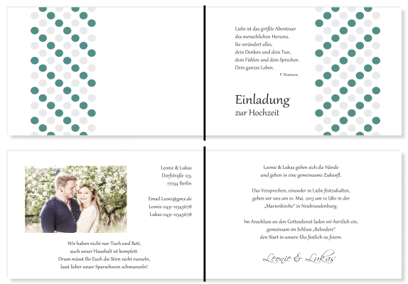  Einladungskarten Hochzeit, Hochzeitseinladungen, Hochzeitskarten, Einladungen für Hochzeit
