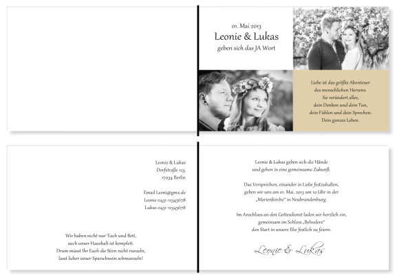  Einladungskarten Hochzeit, Hochzeitseinladungen, Hochzeitskarten, Einladungen für Hochzeit