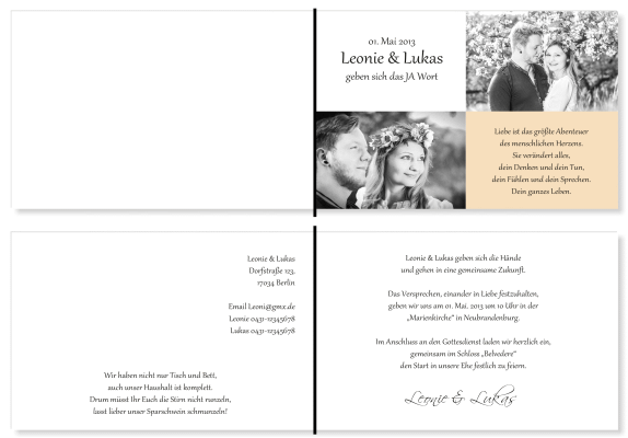  Einladungskarten Hochzeit, Hochzeitseinladungen, Hochzeitskarten, Einladungen für Hochzeit