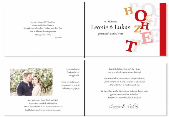  Einladungskarten Hochzeit, Hochzeitseinladungen, Hochzeitskarten, Einladungen für Hochzeit