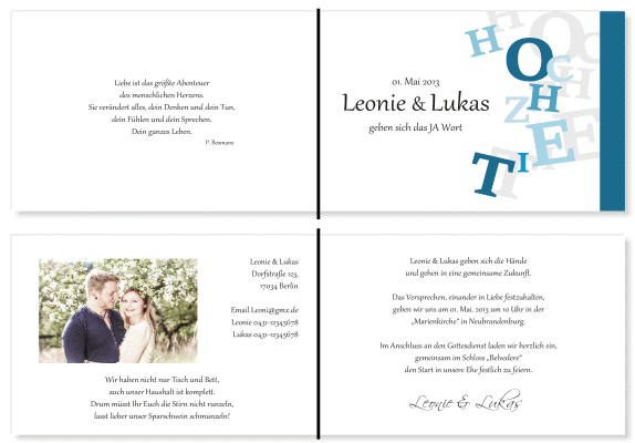  Einladungskarten Hochzeit, Hochzeitseinladungen, Hochzeitskarten, Einladungen für Hochzeit