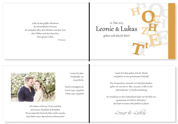  Einladungskarten Hochzeit, Hochzeitseinladungen, Hochzeitskarten, Einladungen für Hochzeit