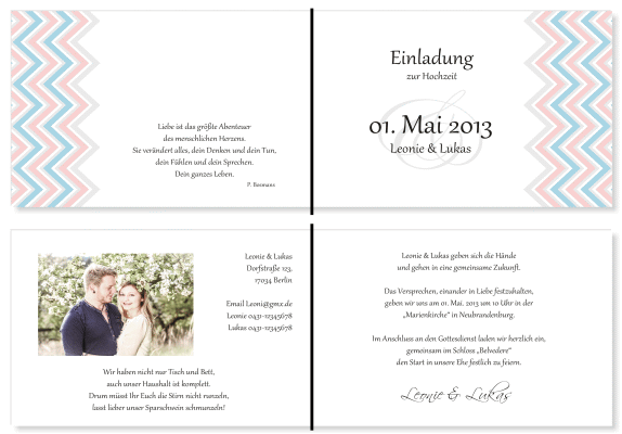  Einladungskarten Hochzeit, Hochzeitseinladungen, Hochzeitskarten, Einladungen für Hochzeit