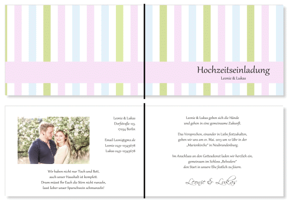  Einladungskarten Hochzeit, Hochzeitseinladungen, Hochzeitskarten, Einladungen für Hochzeit