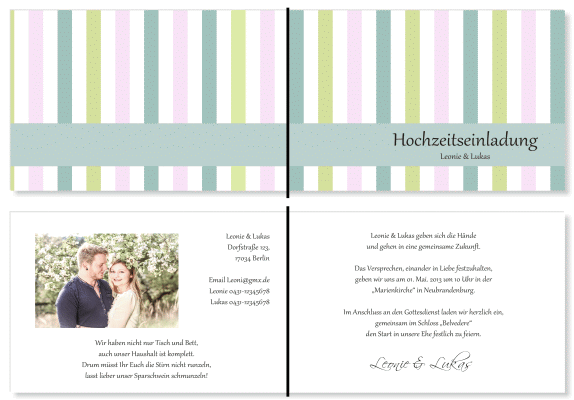  Einladungskarten Hochzeit, Hochzeitseinladungen, Hochzeitskarten, Einladungen für Hochzeit