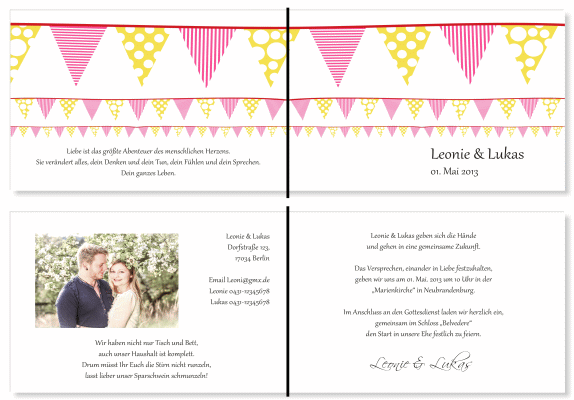  Einladungskarten Hochzeit, Hochzeitseinladungen, Hochzeitskarten, Einladungen für Hochzeit