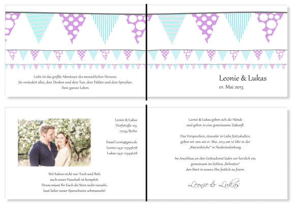  Einladungskarten Hochzeit, Hochzeitseinladungen, Hochzeitskarten, Einladungen für Hochzeit