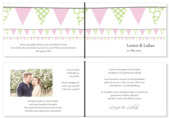  Einladungskarten Hochzeit, Hochzeitseinladungen, Hochzeitskarten, Einladungen für Hochzeit