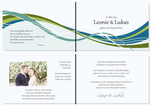  Einladungskarten Hochzeit, Hochzeitseinladungen, Hochzeitskarten, Einladungen für Hochzeit