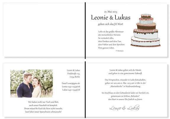  Einladungskarten Hochzeit, Hochzeitseinladungen, Hochzeitskarten, Einladungen für Hochzeit