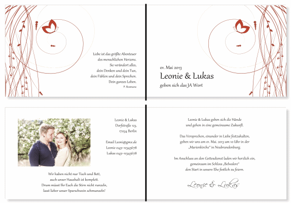  Einladungskarten Hochzeit, Hochzeitseinladungen, Hochzeitskarten, Einladungen für Hochzeit