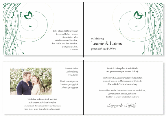  Einladungskarten Hochzeit, Hochzeitseinladungen, Hochzeitskarten, Einladungen für Hochzeit