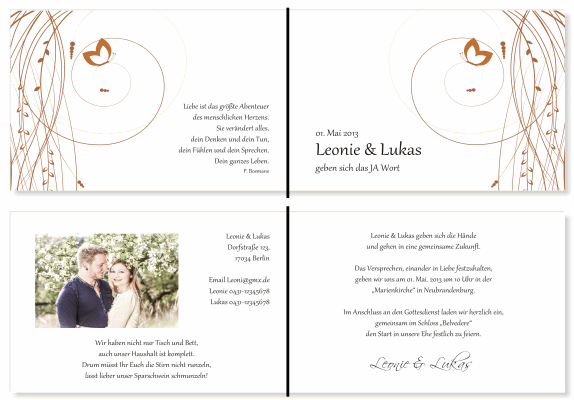  Einladungskarten Hochzeit, Hochzeitseinladungen, Hochzeitskarten, Einladungen für Hochzeit