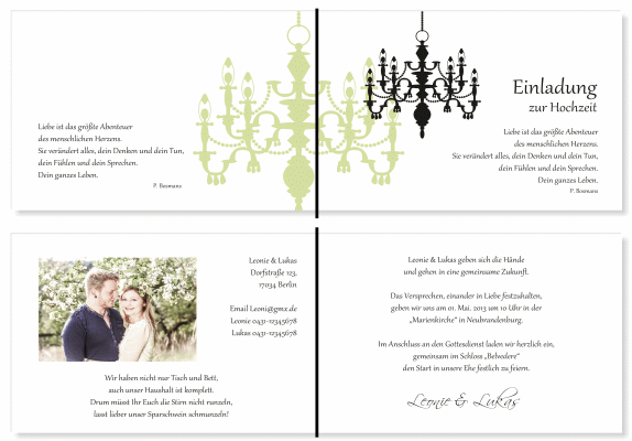 Einladungskarten Hochzeit, Hochzeitseinladungen, Hochzeitskarten, Einladungen f&uuml;r Hochzeit