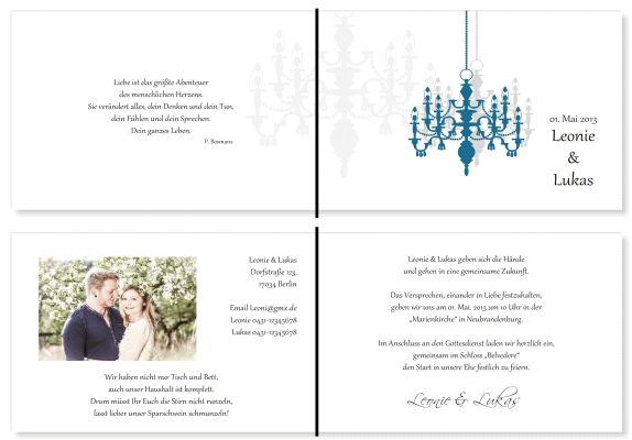  Einladungskarten Hochzeit, Hochzeitseinladungen, Hochzeitskarten, Einladungen f&uuml;r Hochzeit