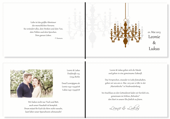  Einladungskarten Hochzeit, Hochzeitseinladungen, Hochzeitskarten, Einladungen f&uuml;r Hochzeit