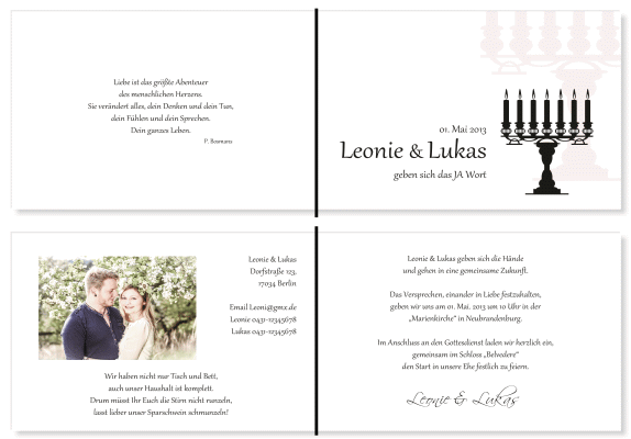  Einladungskarten Hochzeit, Hochzeitseinladungen, Hochzeitskarten, Einladungen f&uuml;r Hochzeit