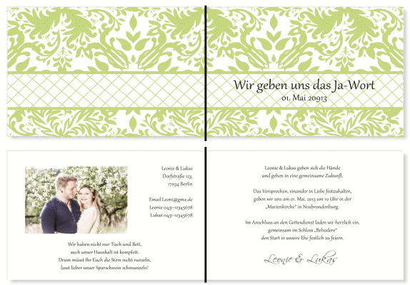  Einladungskarten Hochzeit, Hochzeitseinladungen, Hochzeitskarten, Einladungen f&uuml;r Hochzeit