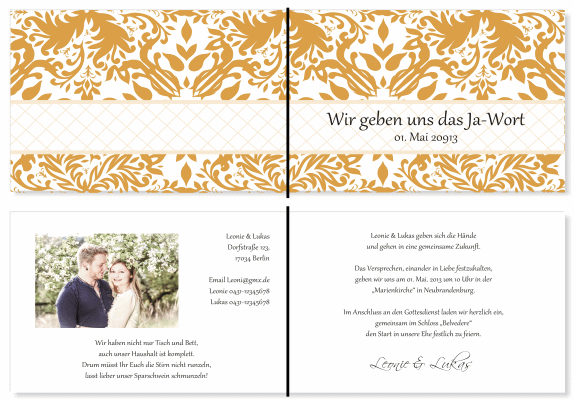  Einladungskarten Hochzeit, Hochzeitseinladungen, Hochzeitskarten, Einladungen f&uuml;r Hochzeit