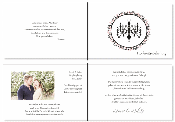  Einladungskarten Hochzeit, Hochzeitseinladungen, Hochzeitskarten, Einladungen f&uuml;r Hochzeit